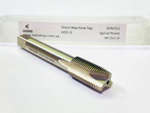 Метчик М12х1.0 метрический HSS-G RAIZER
