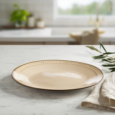 Тарілка обідня керамічна TS Kitchen HP23378 22,5см