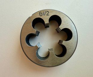 Плашка G 1/2 трубная, 9ХС RAIZER (Лерка)
