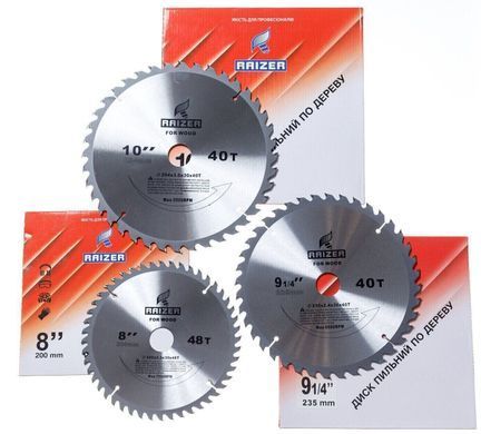 Диск пильный по дереву 210x32x48T RAIZER