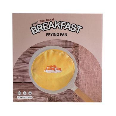 Сковорода для млинців алюмінієва 23.5 см кругла Чорний TS Kitchen HP39579B