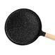 Сковорода для млинців алюмінієва 23.5 см кругла Чорний TS Kitchen HP39579B
