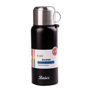Термос Baicc 1,2 л з чашкою Happy Life HPGM8826