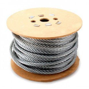 Трос 10 mm (6x7+FC) оцинкованный DIN 3060 (100 м)