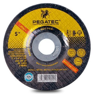 Диск зачистной по металлу 125х6 мм PEGATEC (20 шт.)