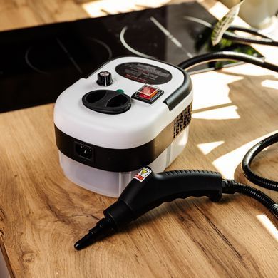 Ручной пароочиститель Steam Cleaner с набором насадок 2500 Вт Белый LUGI HP-SC-002-white