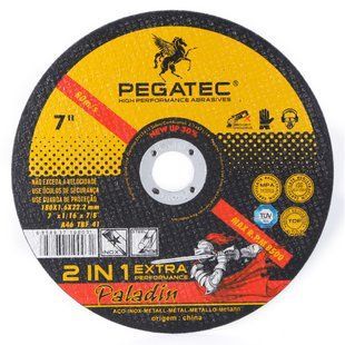 Диск отрезной по металлу 180х1.6 мм PEGATEC 50 штук
